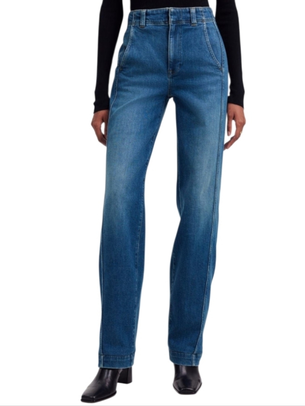 NWT Madewell Tapered High Waisted Denim Jeans